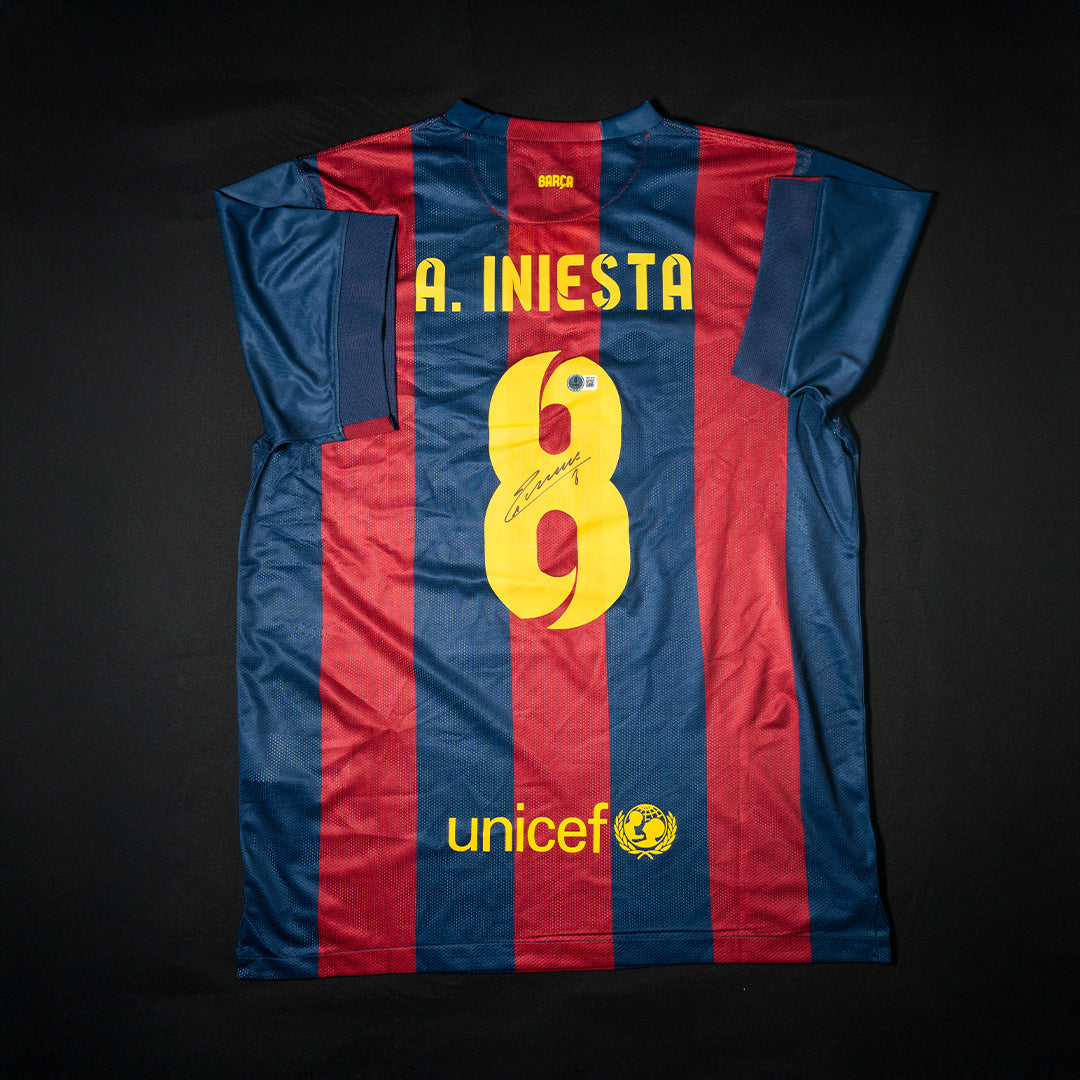 Jersey Firmado Andres Iniesta - FC Barcelona